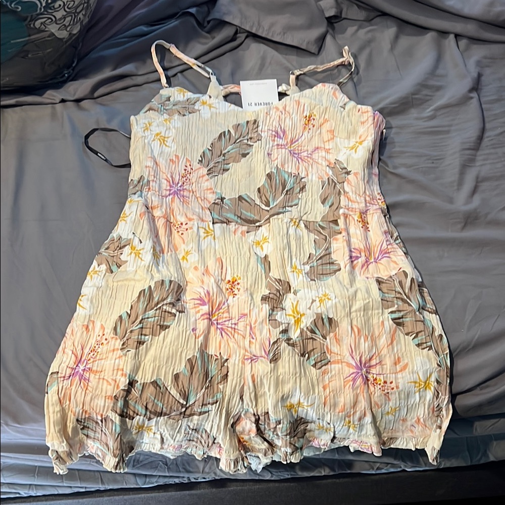 Floral Spaghetti Strap Dress